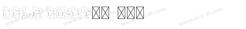 Dale Right字体字体转换